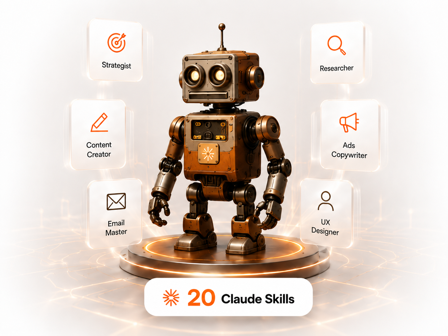 Claude Superpowers robot with Claude Skills