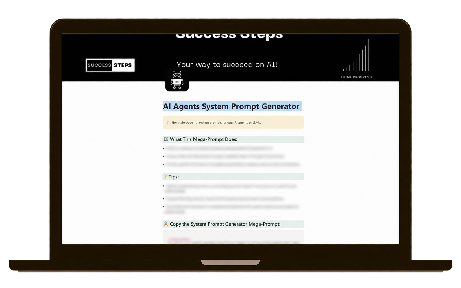 AI Agents System Prompt Generator