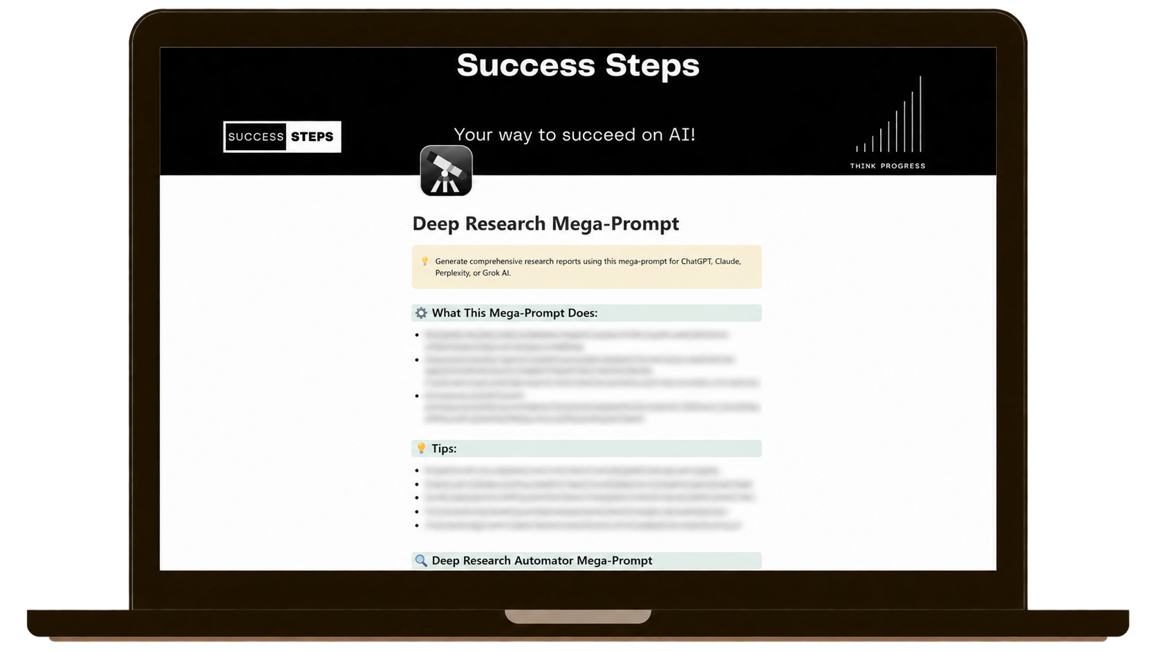 Deep Researcher Mega-Prompt