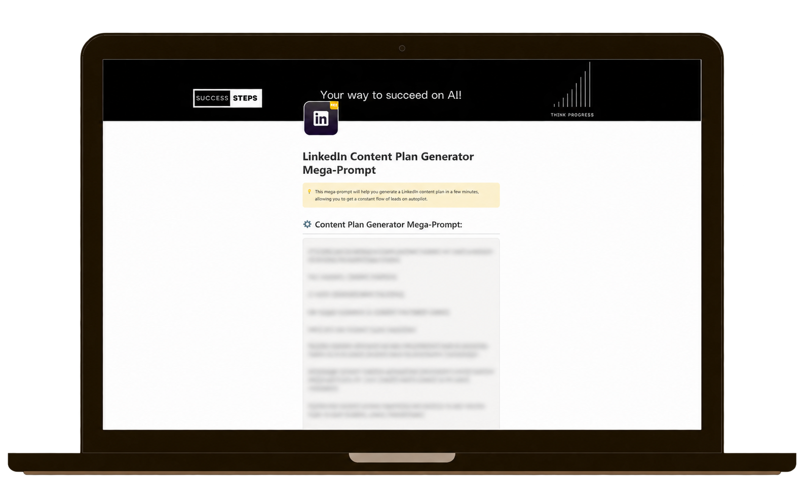 LinkedIn Content Plan Generator Mega-Prompt
